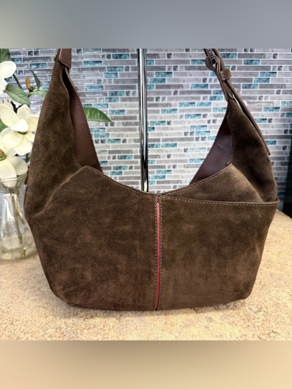 NWT Hammitt Tom Medium Belted Suede purse - Picture 3 of 7
